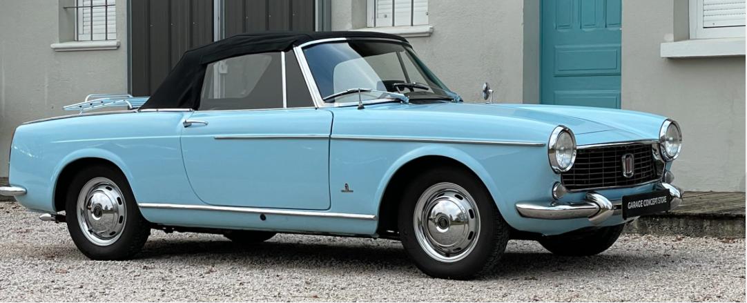 FIAT 1500 Cabriolet Pininfarina 1966-Entièrement restaurée-ETAT CONCOURS