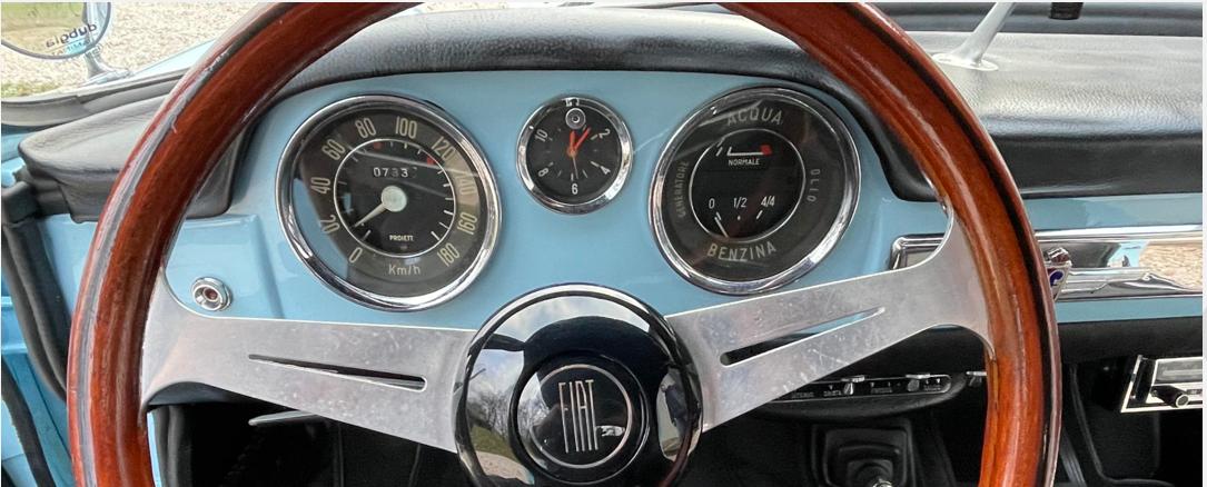 FIAT 1500 Cabriolet Pininfarina 1966-Entièrement restaurée-ETAT CONCOURS